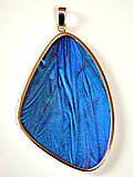 Shimmerwing Pendants Blue Morpho Butterfly XXLarge